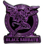 Black Sabbath Purple Text Logo & Daemon Pin off. merchandise, Ophalen of Verzenden, Nieuw, Kleding