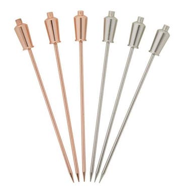Cocktailprikkers| Shaker | 6 Stuks, Verzenden