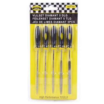 Benson Compacte diamant vijlset - 5 vormen - ergonomisch..., Ophalen of Verzenden, Nieuw