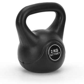 Kettlebell | Kettle Bell | Zwart | 2 kg, Ophalen of Verzenden, Nieuw