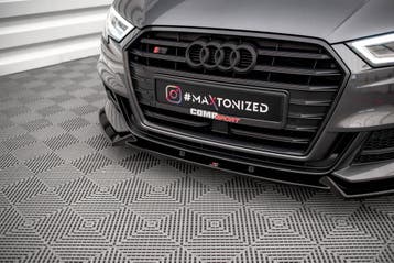 Front Splitter V.1 Audi S3 / A3 S-Line Sportback 8V Facelift, Verzenden