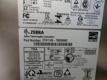 Zebra ZT411 Thermal Label Printer  LAN + USB + Bluetooth..., Computers en Software, Nieuw