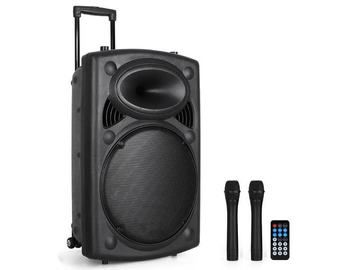 Qtx QR12PABT Mobiele Bluetooth Luidspreker USB/SD/VHF FM, Audio, Tv en Foto, Luidsprekers, Overige typen, Nieuw, Overige merken