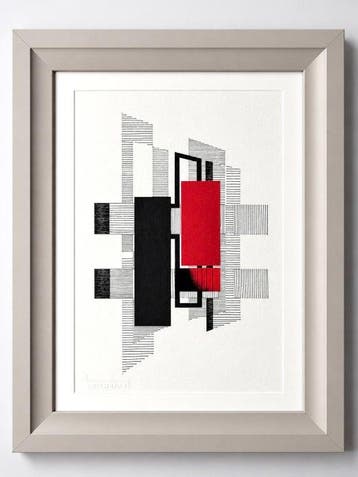Eugène Eechaut (1928-2019) - Abstract ink composition -, Antiek en Kunst