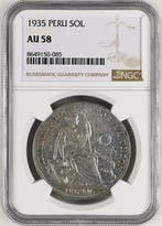 Peru. Sol 1935 - NGC AU58 (Zonder minimumprijs)