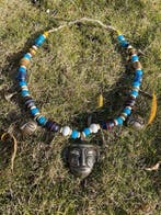 Indiase Naga-stijl gezichts-glas-halsketting - Naga - Naga -
