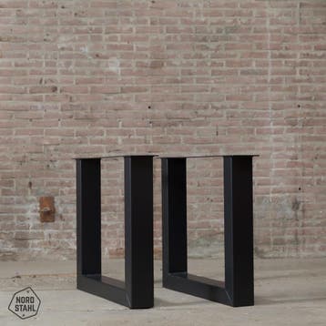 Stalen onderstel tafel - U leg heavy - Nordstahl, Huis en Inrichting, Tafelonderdelen, Verzenden, Nieuw