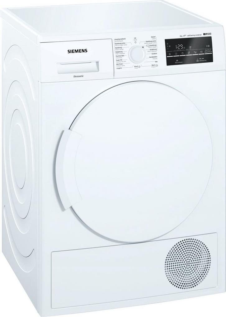 Siemens Wt45w46cfg iQ500 - Warmtepompdroger - 8 kg - AutoDry, Witgoed en Apparatuur, Wasdrogers, Zo goed als nieuw, Voorlader