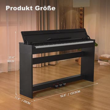 Digitale Piano 88 Semi-gewogen Toetsen met Bluetooth, MIDI e, Verzenden, Nieuw