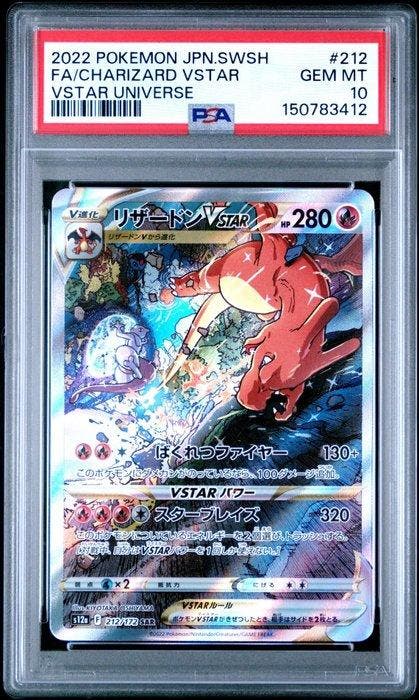 Pokémon - 1 Graded card - Charizard VSTAR #212 Foil, Full, Hobby en Vrije tijd, Verzamelkaartspellen | Pokémon