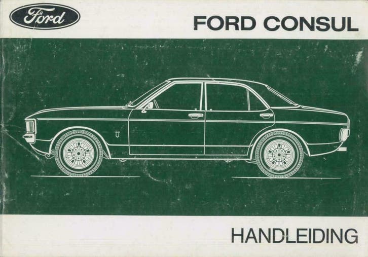 1973 Ford Consul Instructieboekje Handleiding Nederlands, Auto diversen, Handleidingen en Instructieboekjes, Verzenden