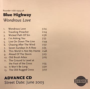 Blue Highway - Wondrous Love, Ophalen of Verzenden, Gebruikt