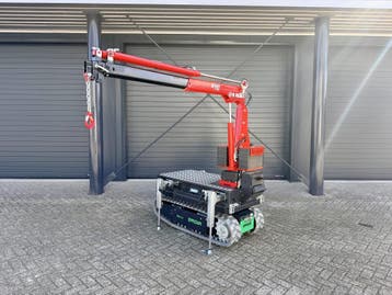 Emovr Track Carrier met 1000kg kraan, Zakelijke goederen, Ophalen, Kraan