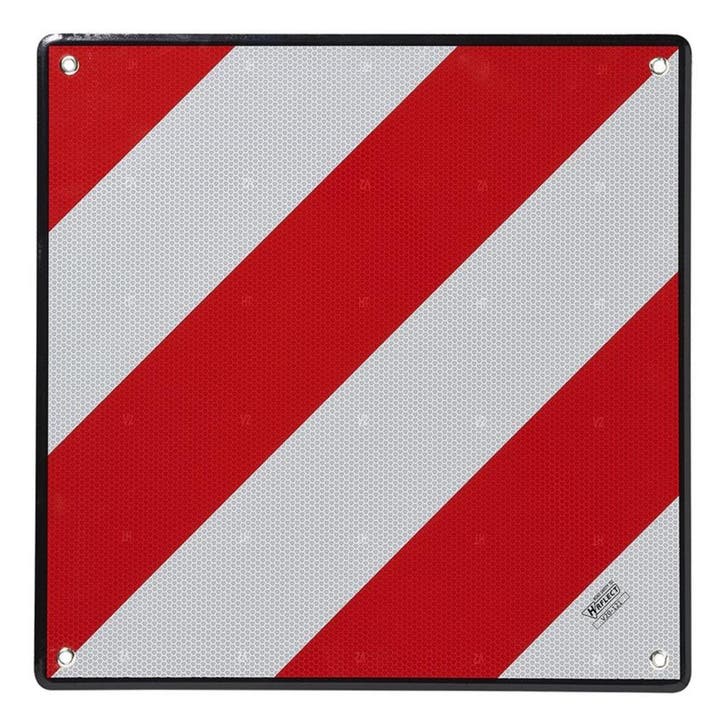 ProPlus Aluminium markeringsbord - 50 x 50 cm - Rood-witt..., Auto diversen, Auto-accessoires, Nieuw, Ophalen of Verzenden