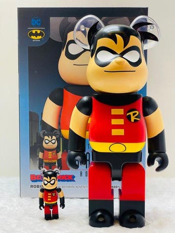 Medicom toy - BE@RBRICK 400% & 100% Robin (The New Batman