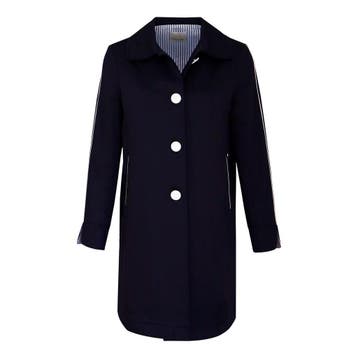 Verysimple • donkerblauwe trenchcoat • 40 (IT46), Kleding | Dames, Maat 38/40 (M), Verysimple, Nieuw, Verzenden
