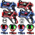 4 Laserguns V2 – Lasergame Set voor Kinderen | Oplaadbaar, Ophalen of Verzenden, Nieuw
