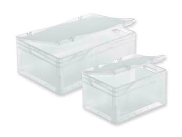 Stapelkrat doorzichtig, 60 40 kratten transparant, opbergbox, 40 tot 60 cm, Verzenden, 50 tot 75 cm, Krat