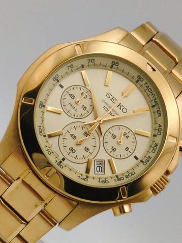 Seiko - Chronograph 100M - Zonder minimumprijs - 6T63-00G0 -