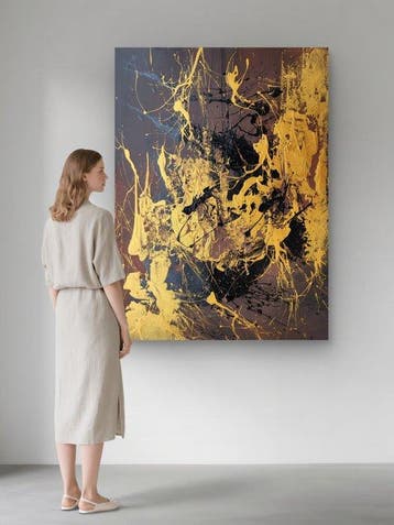 Laura Capellini Art - LUZ DE LA TIERRA#02-NO RESERVE ,(XL)