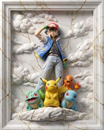 Makayhos - [Canvas] Pokémon Legacy – Timeless Adventure, Nieuw