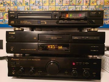 TEAC, Pioneer, Sanyo - CD-P3100 - A-109 - CP830 Stereoset -, Nieuw
