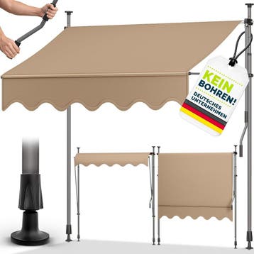 Klemluifel - Balkon luifel - Verticale luifel - 300 cm - Tau, Tuin en Terras, Zonneschermen, Verzenden, Zo goed als nieuw