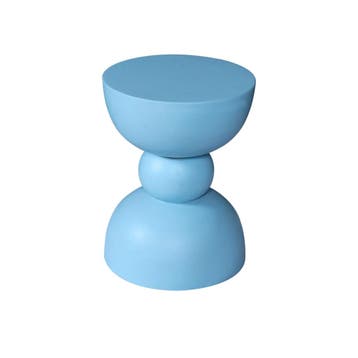 Bijzettafel Jon, Mangohout met Blauwe Finish | Starfurn, Huis en Inrichting, Ophalen of Verzenden, Nieuw