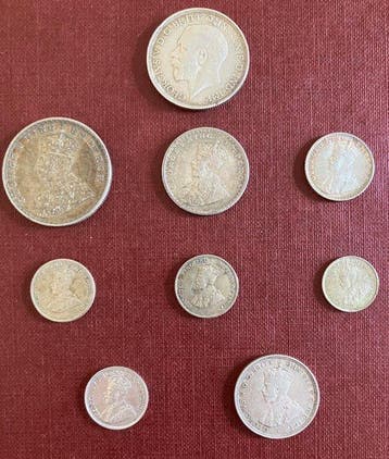 Wereld. Lot de pièces de monnaie argent sous différents, Postzegels en Munten, Munten | Europa | Niet-Euromunten