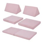 Speelbank Norhulta 5-delig kinderbank 150x66x45,5 cm roze [e, Verzenden, Nieuw