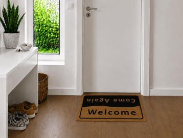 Kokosmat 'Welcome / Come again' - 50x80 cm, Verzenden, Nieuw