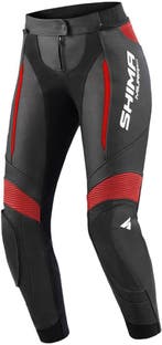 SHIMA Miura 2.0 Dames Zwart Rood Leren Motorbroek, Motoren, Kleding | Motorkleding, Nieuw met kaartje, Broek | leer, Verzenden