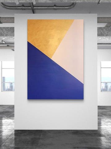 Lyora Art - COLOR FIELD FLOW No. 109 Beyond Klein – (XL)