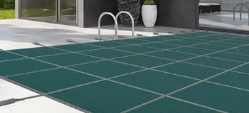 Rechthoekige Groene Mesh Zwembad Afdekking – Winterveilighei, Tuin en Terras, Zwembad-toebehoren, Verzenden, Nieuw