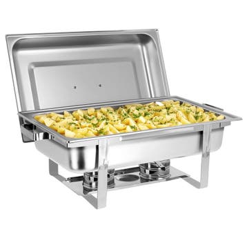 GGM Gastro | RVS chafing dish - GN 1/1 - deksel - met RVS |, Verzenden, Nieuw in verpakking