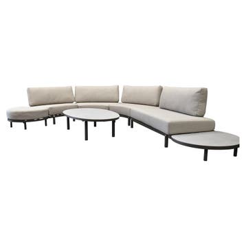 Eclipse XL hoekloungeset 8 delig aluminium rope, Ophalen of Verzenden, Nieuw