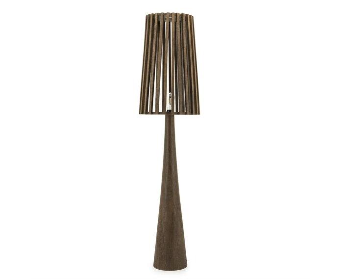 Vloerlamp Guard mangohout - Bruin | BY-BOO, Huis en Inrichting, Lampen | Vloerlampen, Nieuw, Ophalen of Verzenden