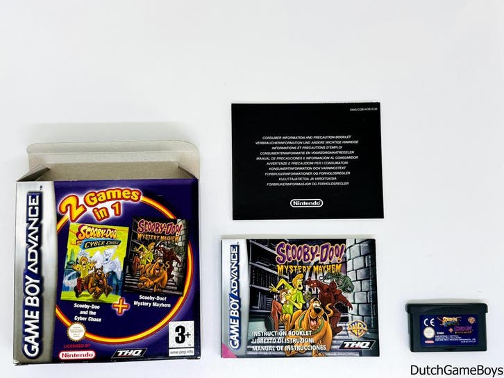 Gameboy Advance / GBA - Scooby Doo And The Cyber Chase / Mys, Spelcomputers en Games, Games | Nintendo Game Boy, Gebruikt, Verzenden