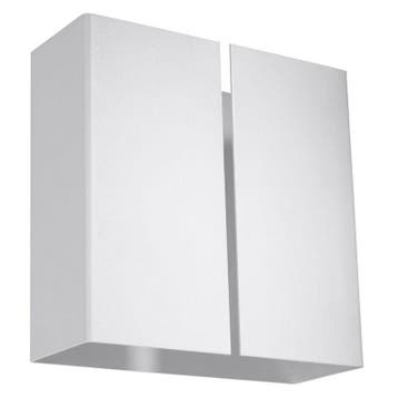 Moderne up down wandlamp Kenrick, wit, aluminium, Ophalen of Verzenden, Nieuw, Metaal, Modern