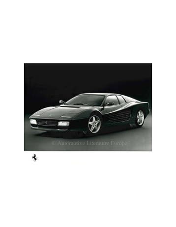 1991 FERRARI 512 TR PERSMAP ENGELS / FRANS 654/91, Nieuw, Ferrari, Author