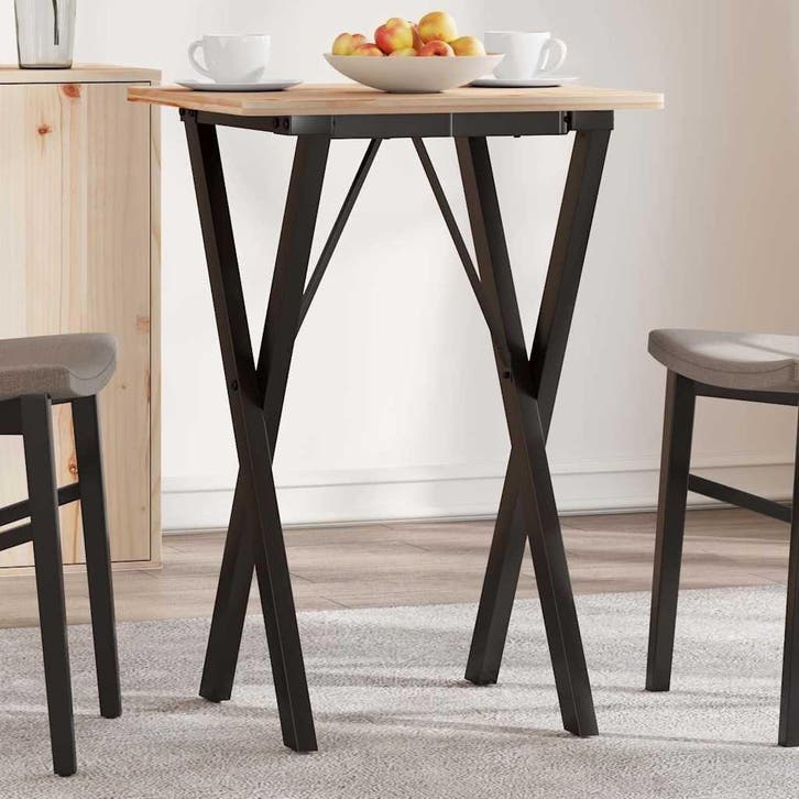 Tafelpoten gietijzer x-frame | retourdeal 65% korting, Huis en Inrichting, Tafelonderdelen, Minder dan 50 cm, Tafelpoot, Minder dan 50 cm