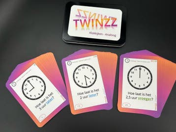 Twinzz Klokkijken analoog - hele en halve uren, Ophalen of Verzenden, Nieuw