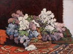 Bokor Károly (1887-1997) - Still life with carpet
