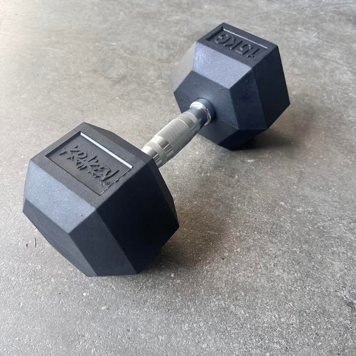 KRAKEN Hex Dumbbell 15 kg nieuw in doos, Sport en Fitness, Overige Sport en Fitness, Verzenden