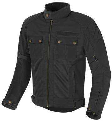 Merlin Shenstone Zwart Wax Motorjas, Nieuw met kaartje, Jas | textiel, Merlin, Heren