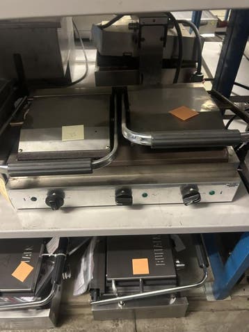 Occasion dubbel contactgril, Ophalen, Gebruikt, Overige typen