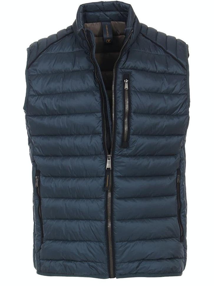Casa Moda Bodywarmer Blauw 523916900-193, Kleding | Heren, Bodywarmers, Blauw, Nieuw, Verzenden