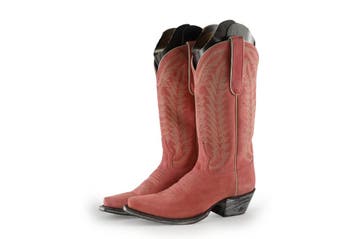 Caborca Cowboy laarzen in maat 37 Roze, Caborca, Overige kleuren, Verzenden, Zo goed als nieuw