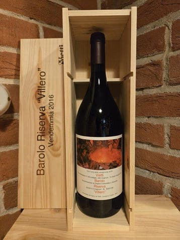 2016 Vietti Villero - Barolo Riserva - 1 Magnum (1,5 L), Verzamelen, Nieuw