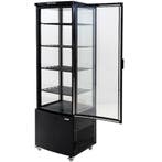 Gebaksvitrine Saro Sven – Zwart – 235 Liter, Nieuw in verpakking